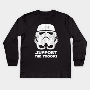 Support The Troops Kids Long Sleeve T-Shirt